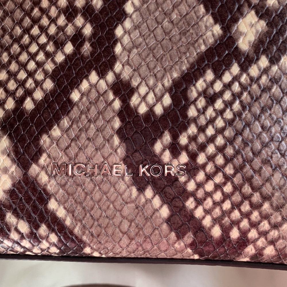 Michael Kors Dottie Large Python Purse - image 2
